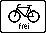 Zeichen 1022-10: Radfahrer frei